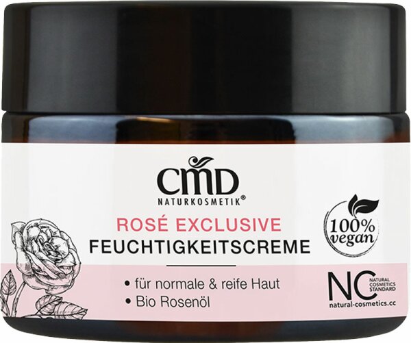 CMD Naturkosmetik Rosé Exclusive Feuchtigkeitscreme Gesichtscreme