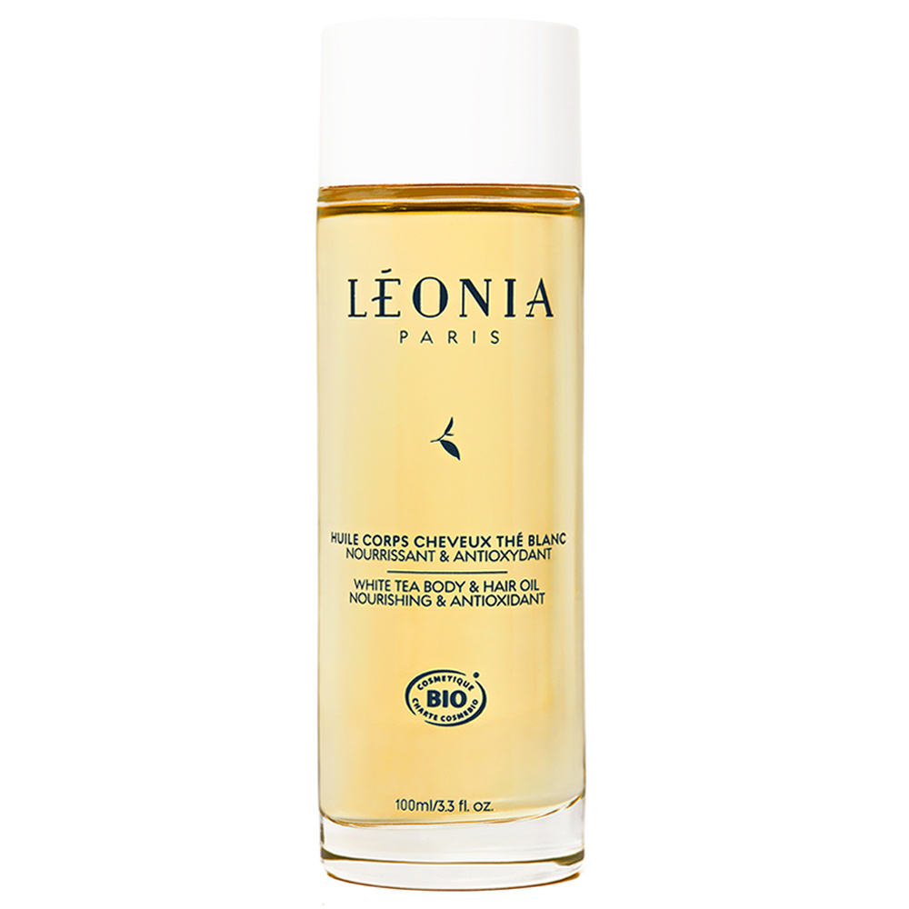 léonia Huile Corps Cheveux Thé Blanc - Nourrisa nt & Antioxydant Huile corps cheveux