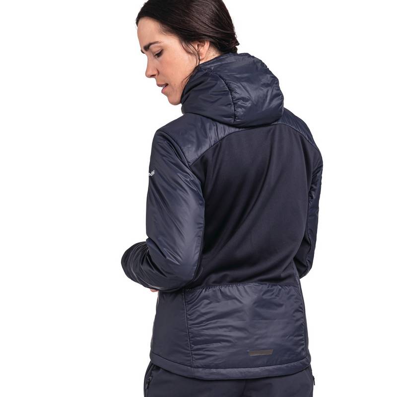 Schöffel Ins Hybrid Black Raven L Fahrradjacke Damen