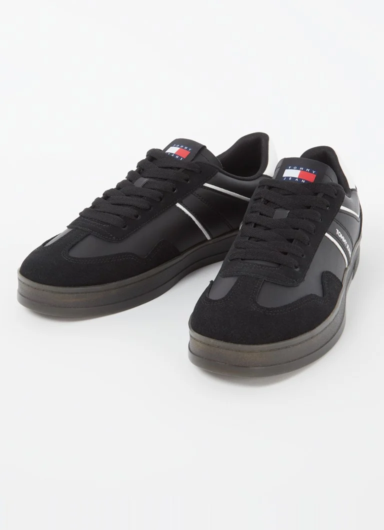 Tommy Hilfiger Retro Cupsole ādas kedas ar zamšādas detaļām