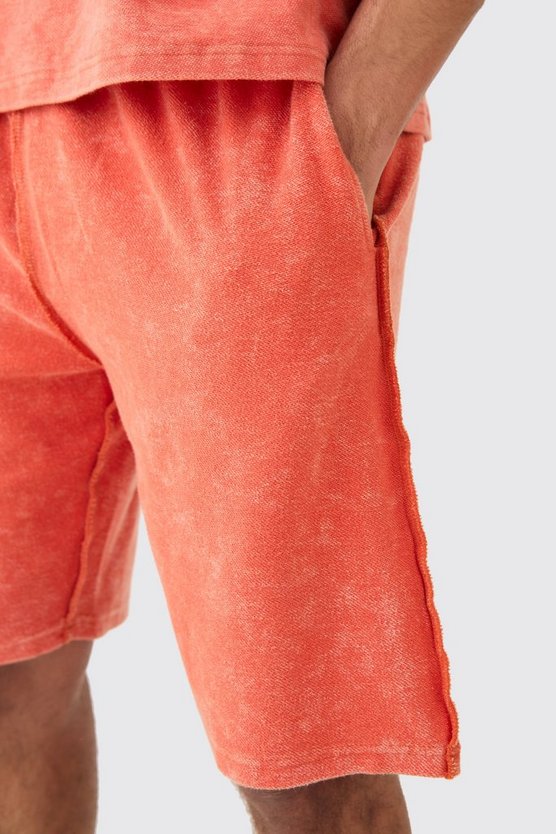 Lockere Shorts mit Print