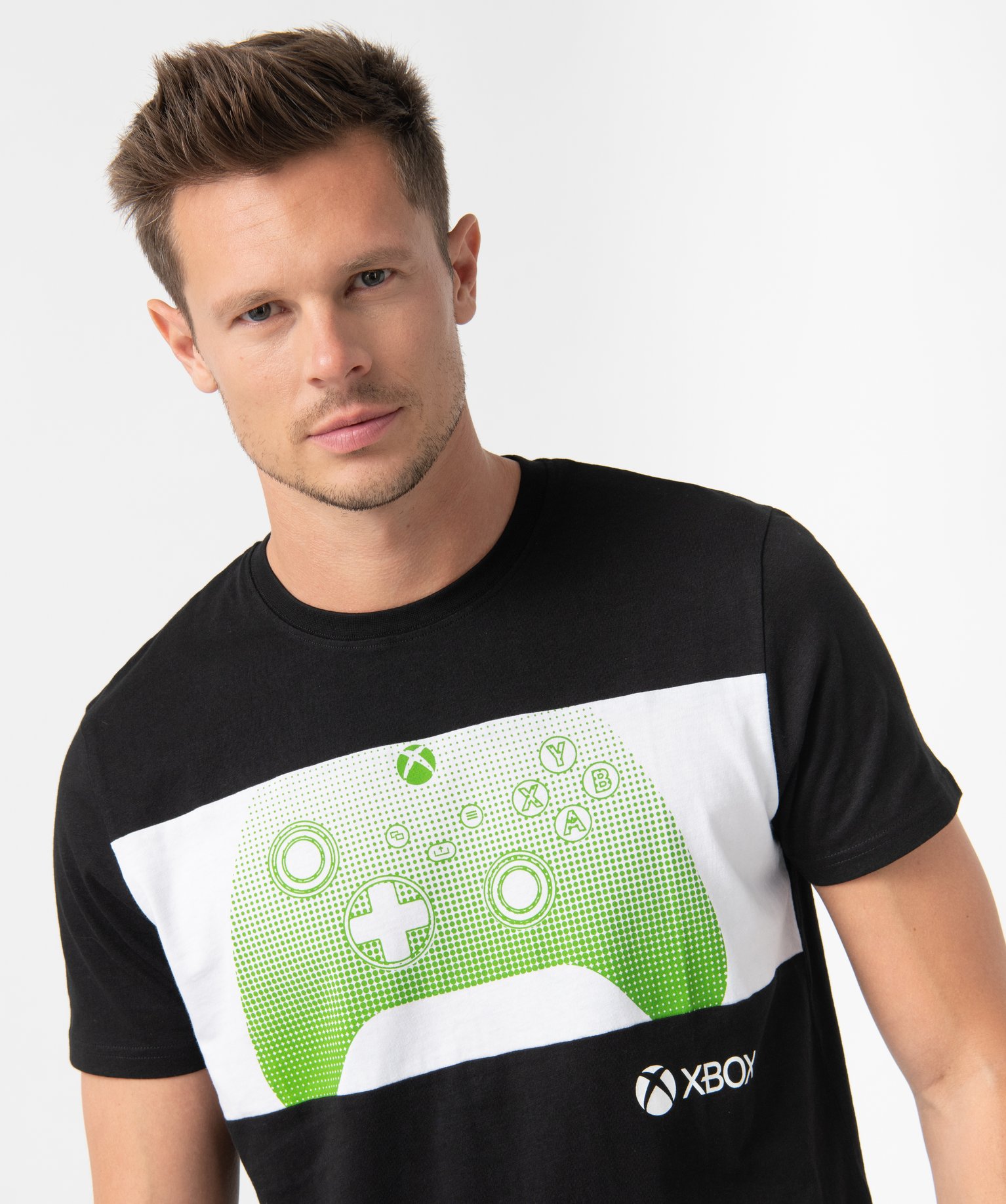 Tee-shirt homme avec motif manette de jeu - Xbox bleu | GEMO