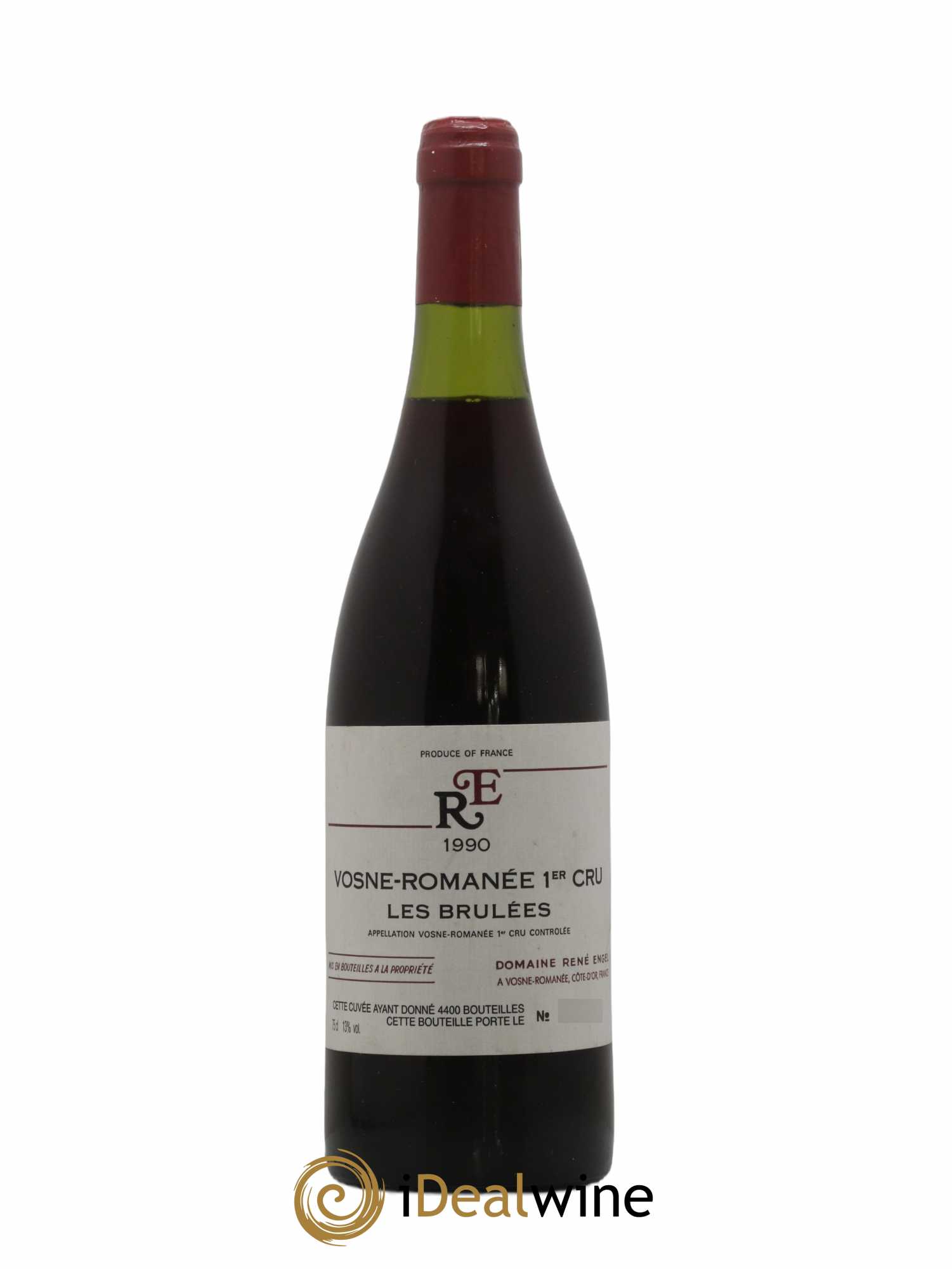 Vosne-Romanée 1er Cru Les Brûlées Domaine René Engel - Domaine Eugénie  1990 - Lot de 1 Bouteille