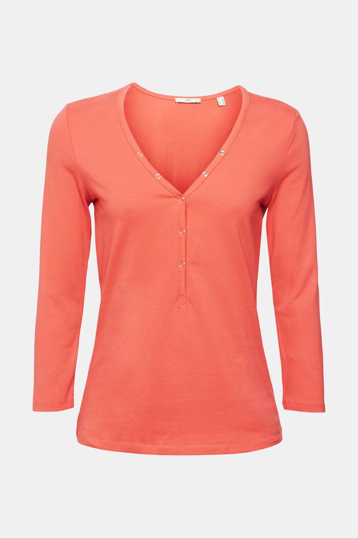 Longsleeve mit Henley-Ausschnitt