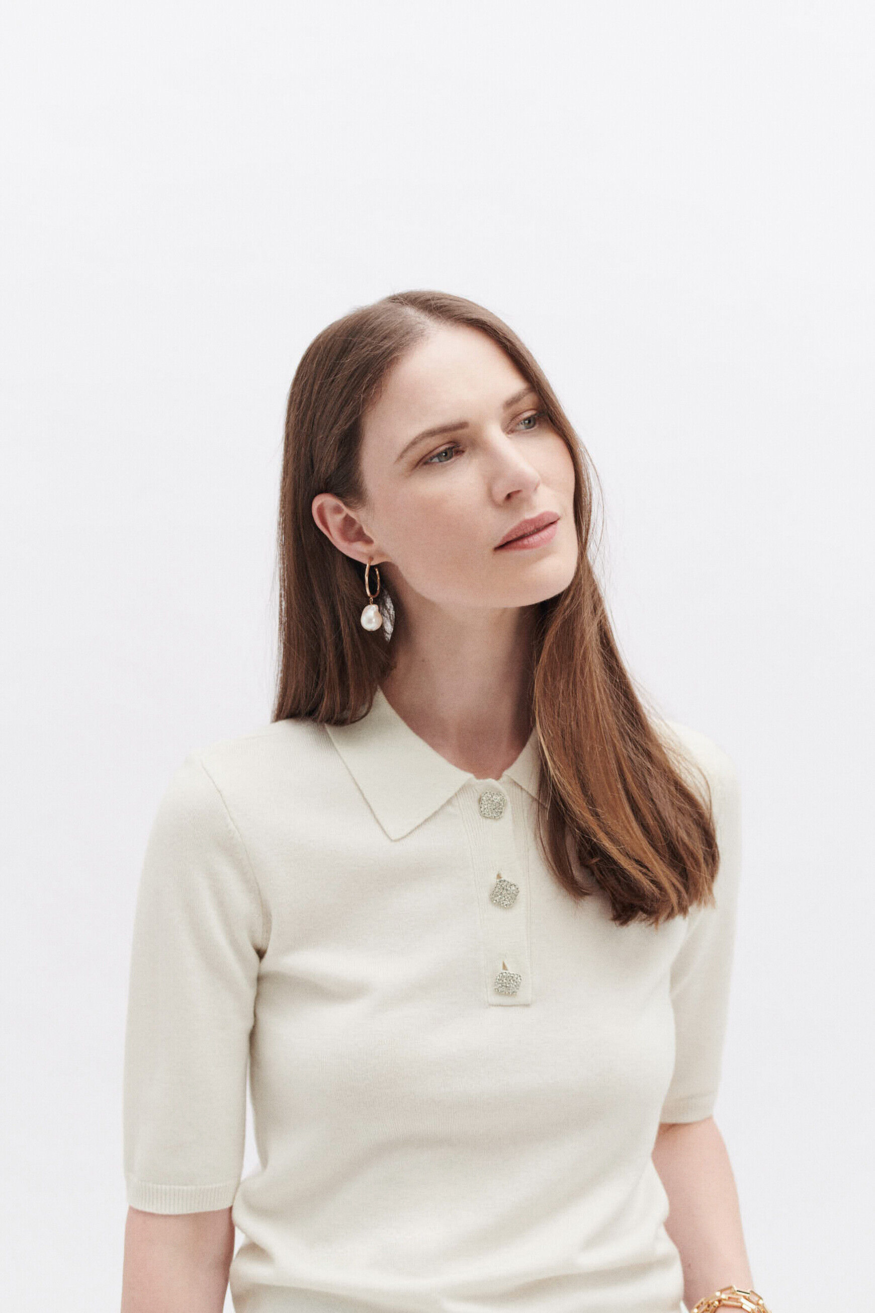 Pull maya ivoire femme