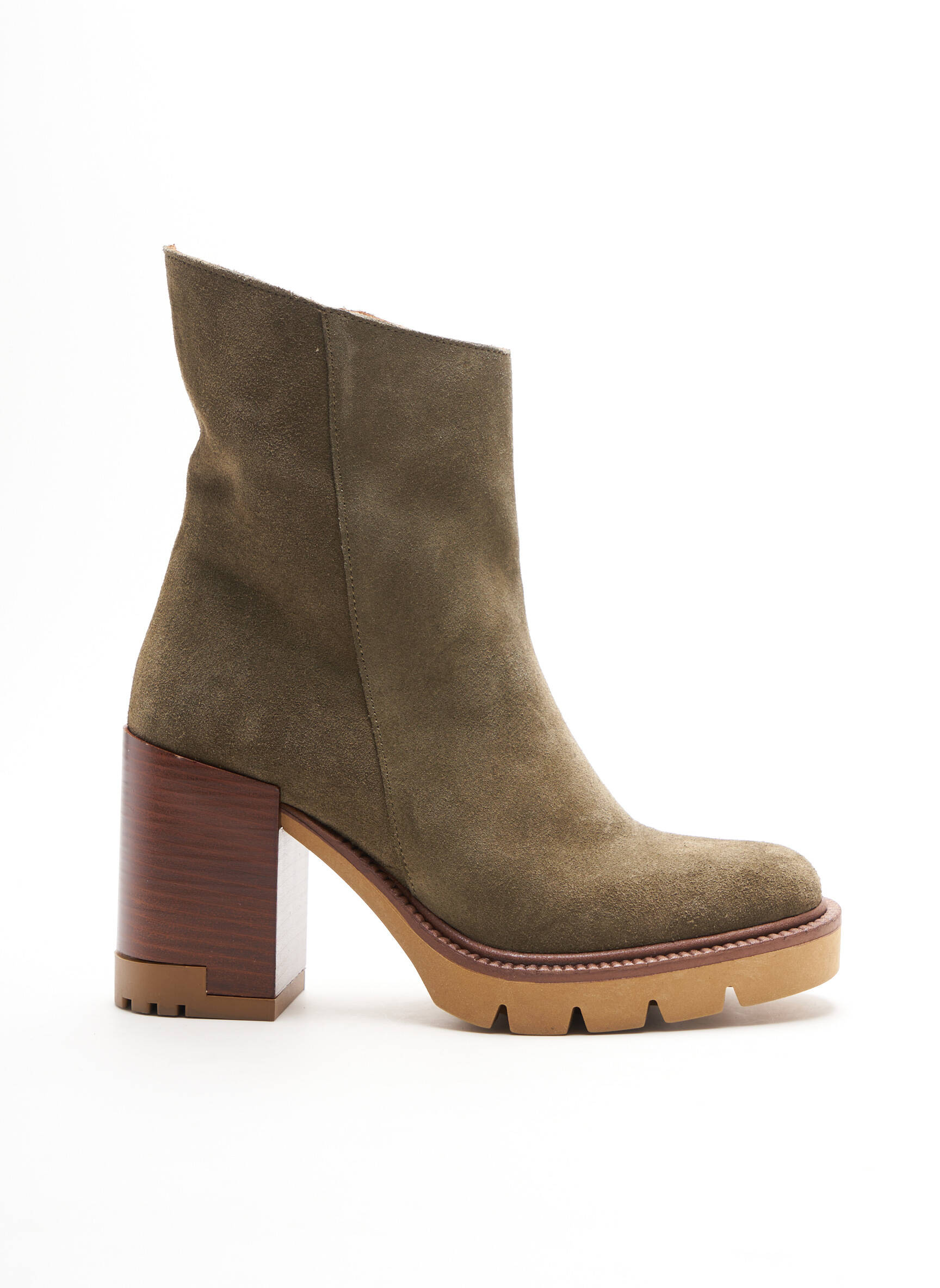 Bueno Bottines Femme couleur vert