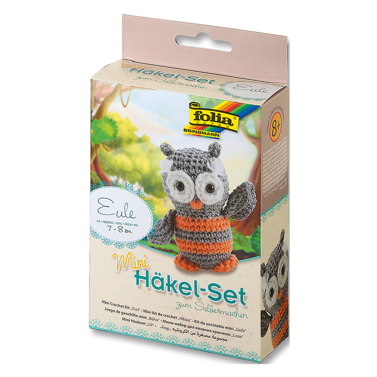 Mini-Häkelset Eule