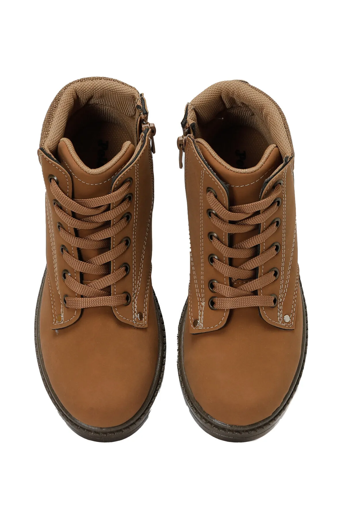 Polaris  517340.G3PR Hellbraune Arbeitsstiefel für Jungen