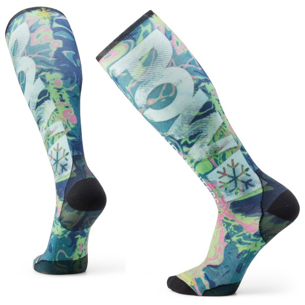 Smartwool - Ski Zero Cushion POW Print OTC - Skisocken