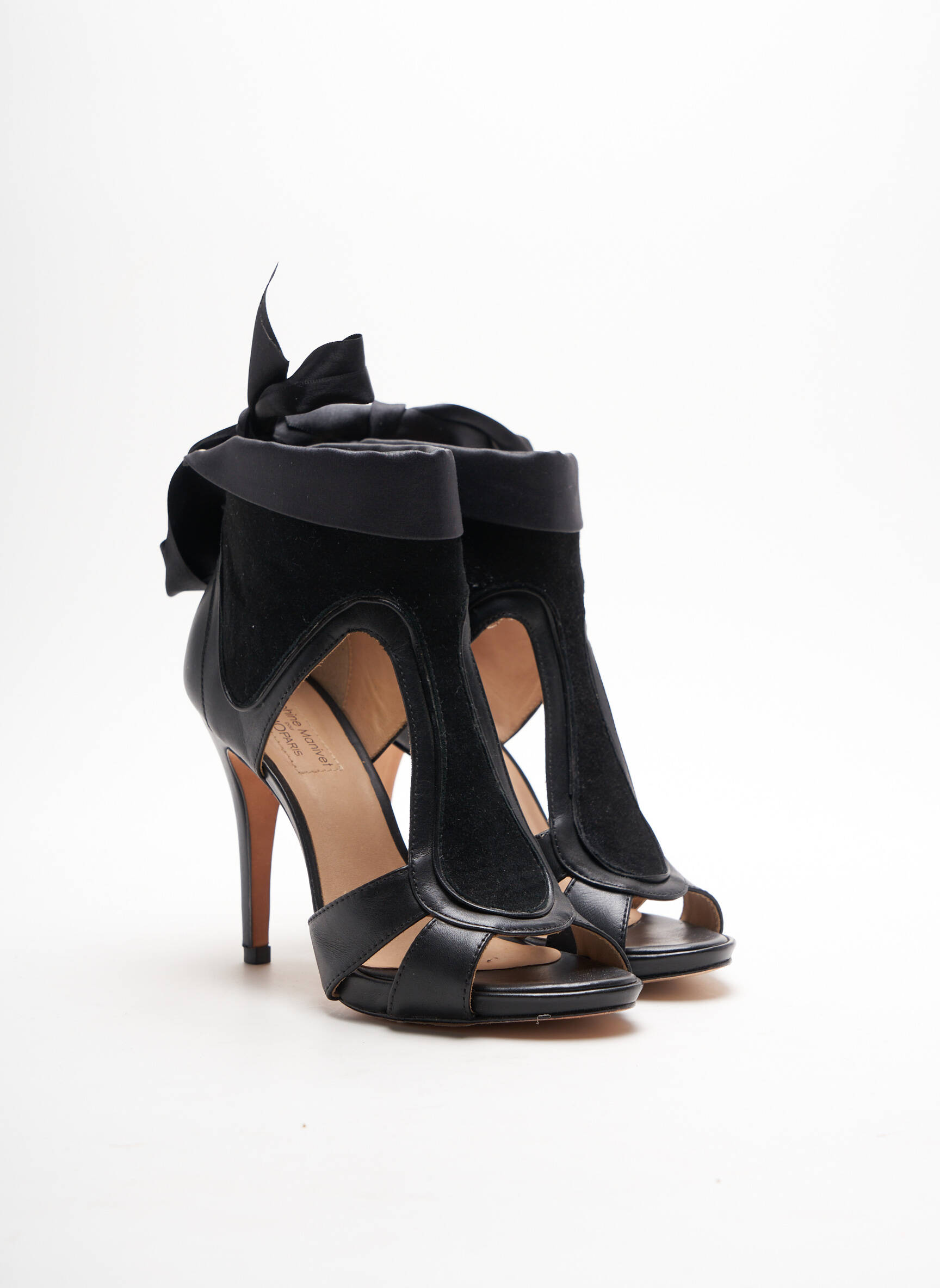 Cosmoparis Sandales Nu Pieds Femme couleur noir