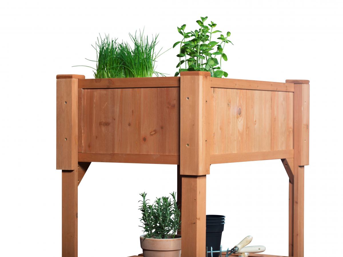 Coemo Hochbeet Anzuchtbeet inklusive Pflanzfolie