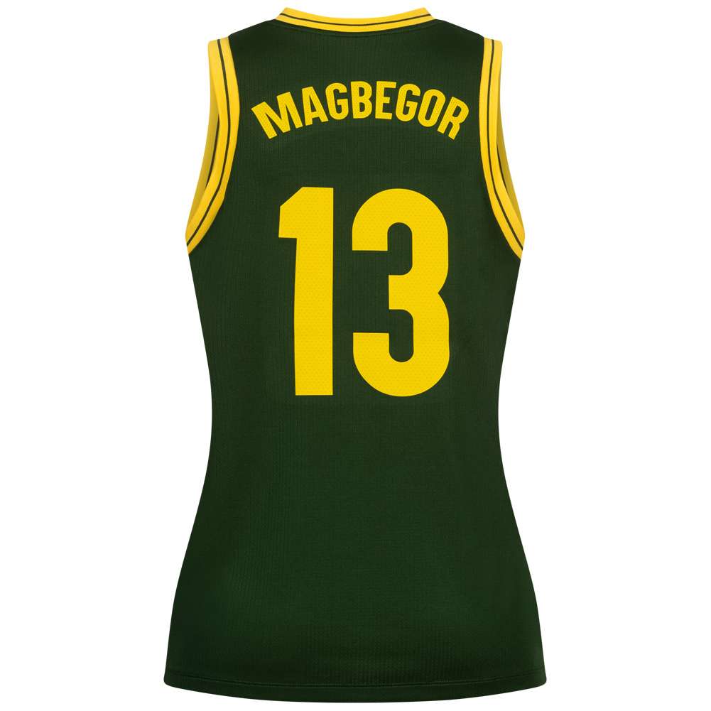 Australien Basketball macron #13 MAGBEGOR Damen Trikot 58564661