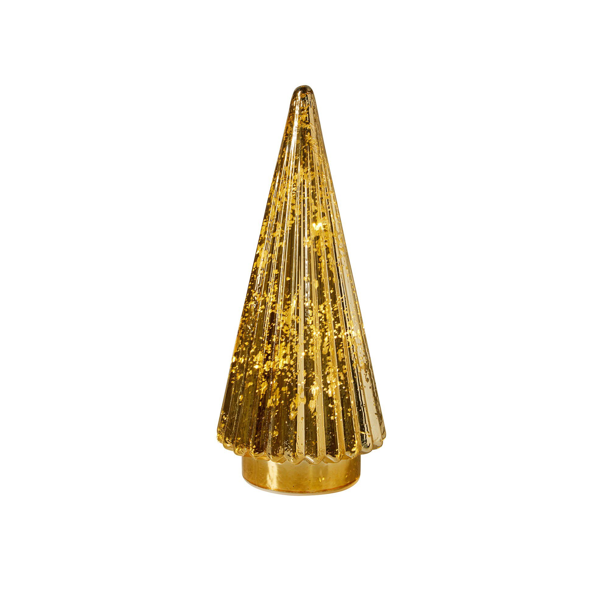 Sapin doré lumineux à led
