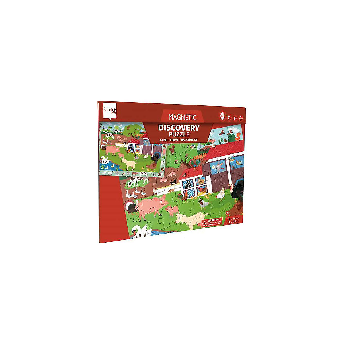 Magnetpuzzle Bauernhof gross