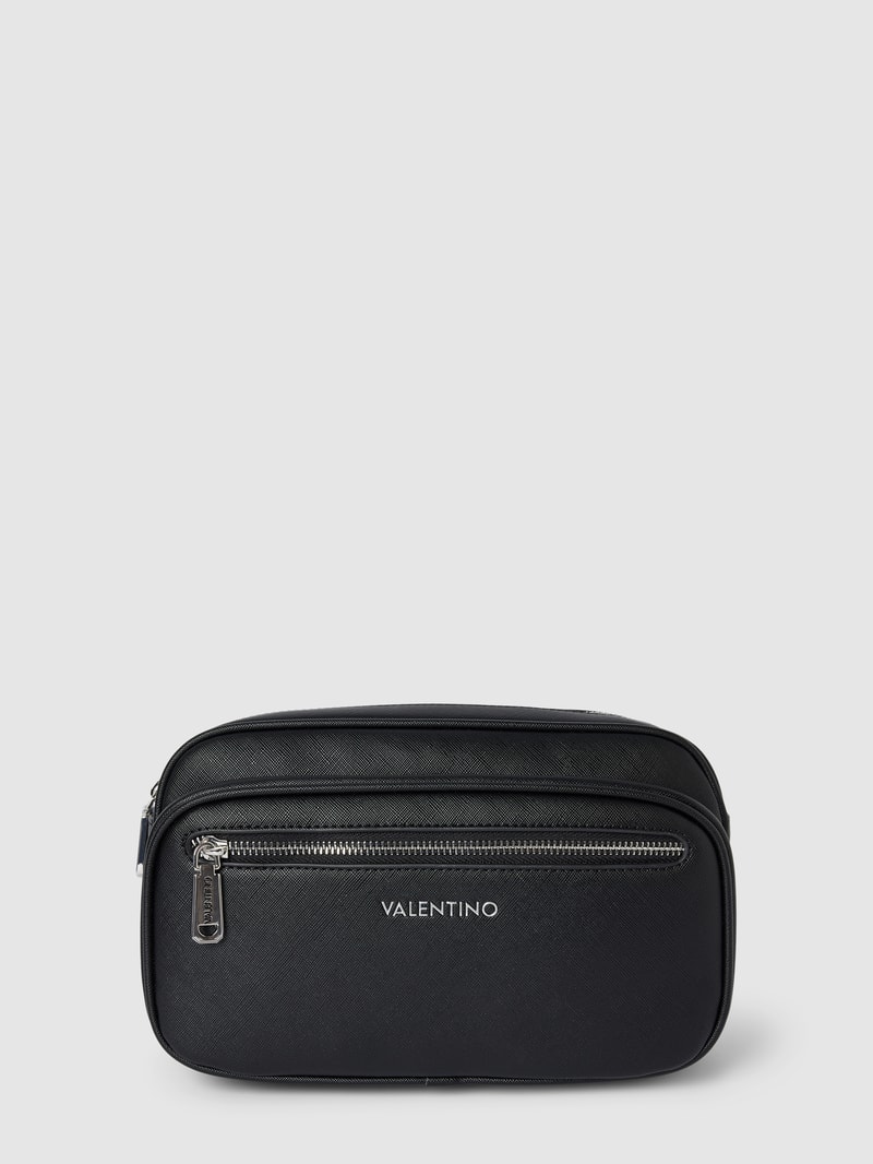 Bauchtasche mit Label-Details Modell 'MARNIER' in schwarz
