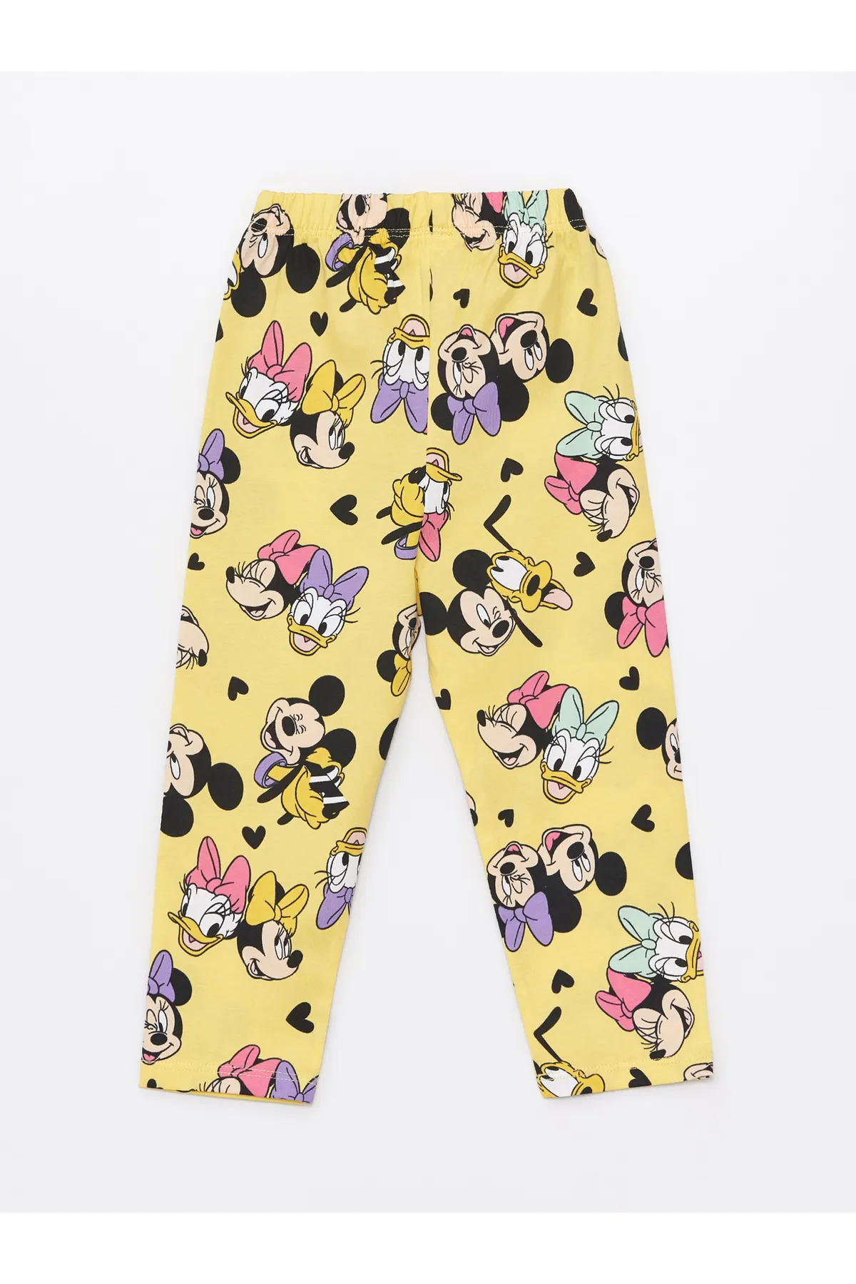 LC Waikiki  Kurzarm-Pyjama-Set für Babys mit Polokragen und Minnie Mouse-Aufdruck