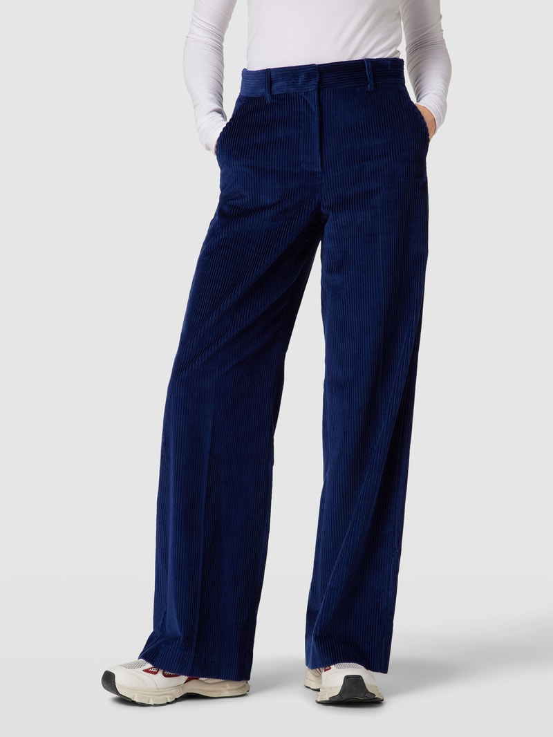 Hose in Cord-Optik Modell 'TANIA' in blau