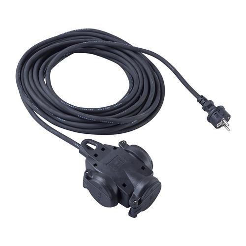 Connectra 46.523.25 Trippel-endet stikkontakt - 25m - H07RN-F - 3 G 2,5 mm²