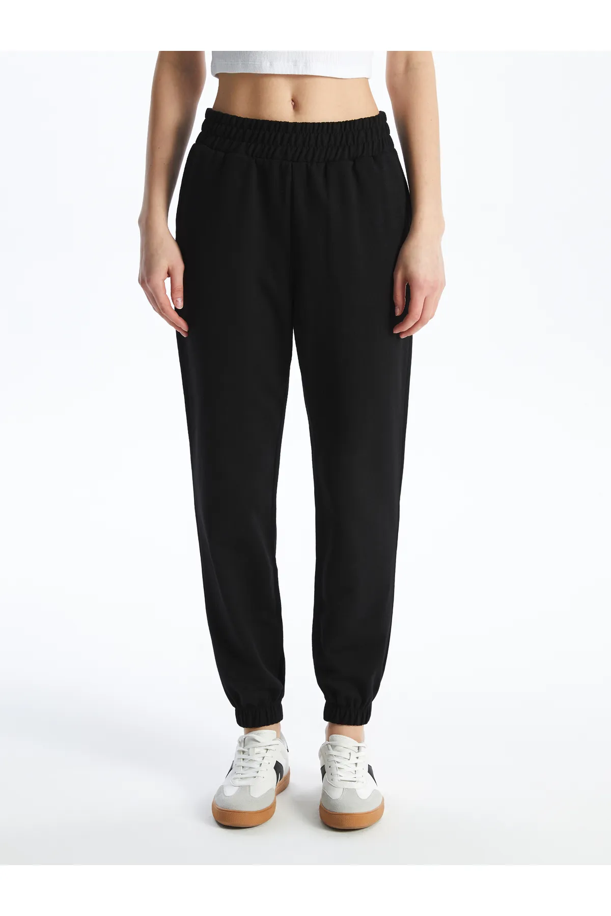 LC Waikiki  Jogginghose - Grau - Mittlerer Bund