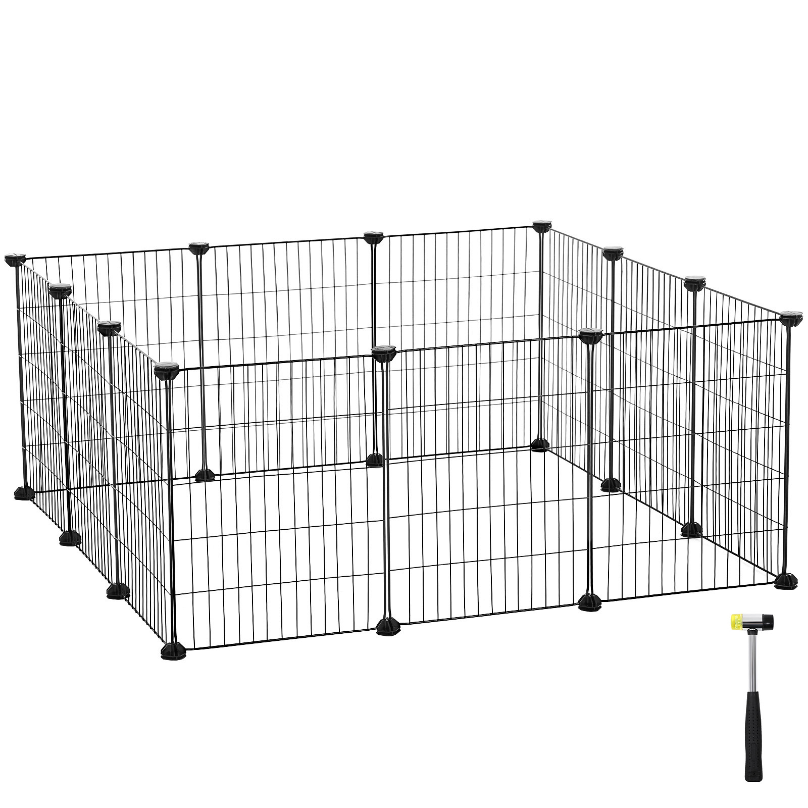 SONGMICS Freigehege SONGMICS Freilauf, DIY, Metallgitter