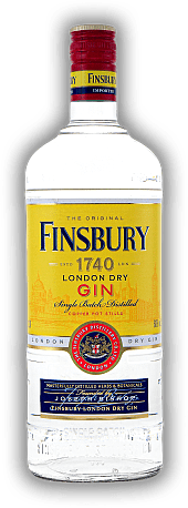 Finsbury Dry Gin 60% 1,0 Liter Finsbury Dry Gin 60% 1,0 Liter Kraftvolle Variante. Reiches Aroma und sehr feines, elegantes Bouquet. 1	 Liter - Vol 60%