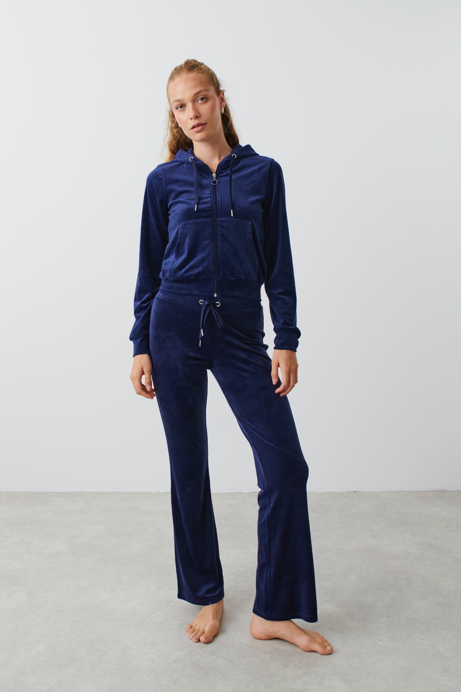 Velour trousers