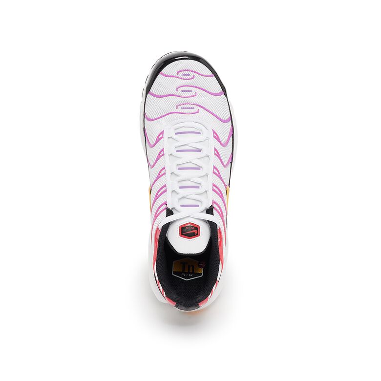 NIKE Wmns Air Max Plus white/citron pulse-black-red