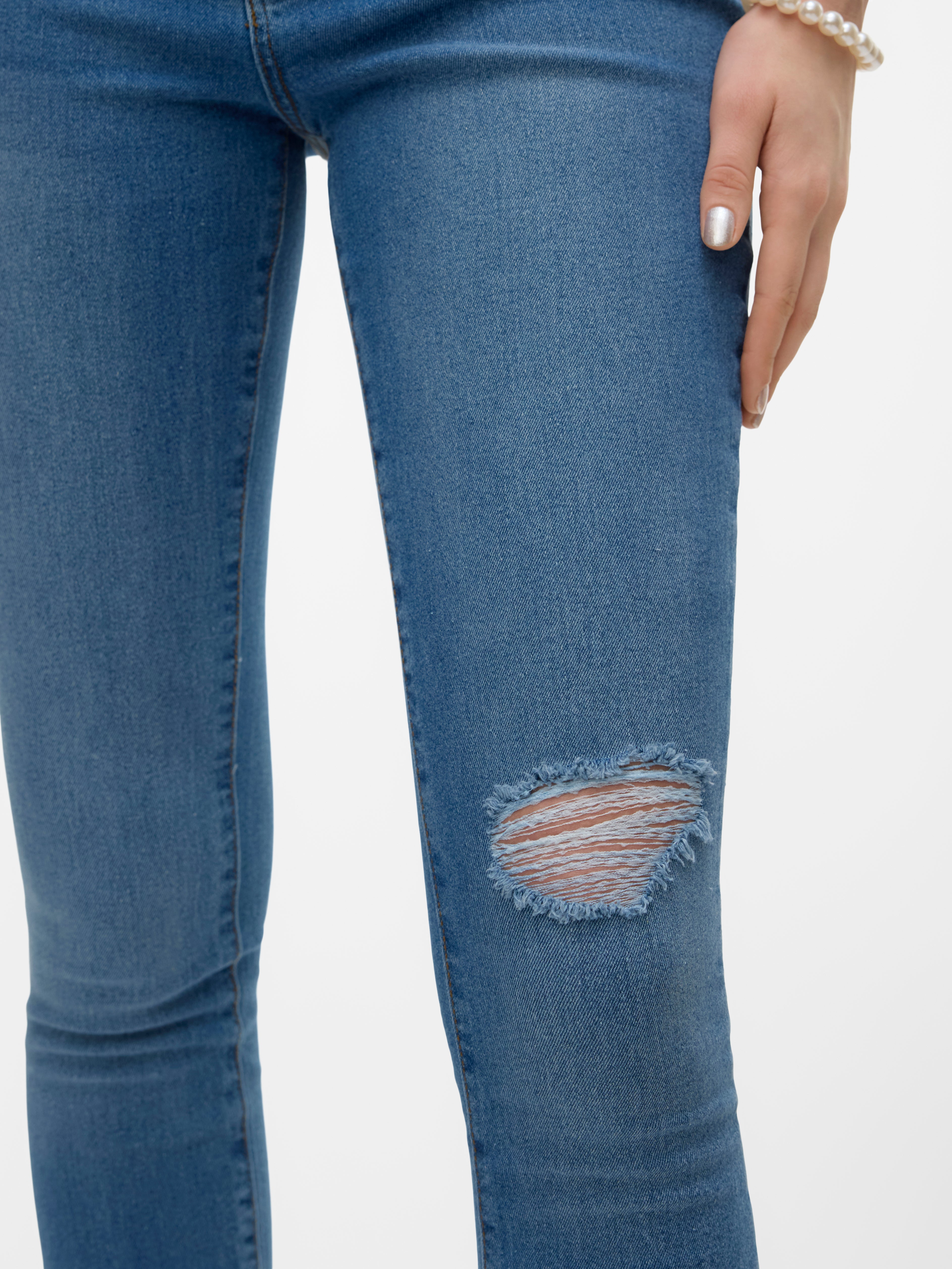 VMJUNE Mid Rise Skinny Fit Jeans