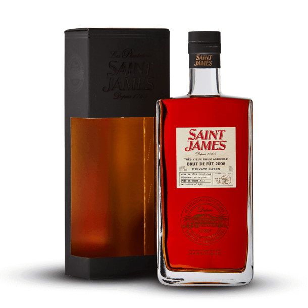 Saint James 2008 V and B Brut de Fût 62,1%