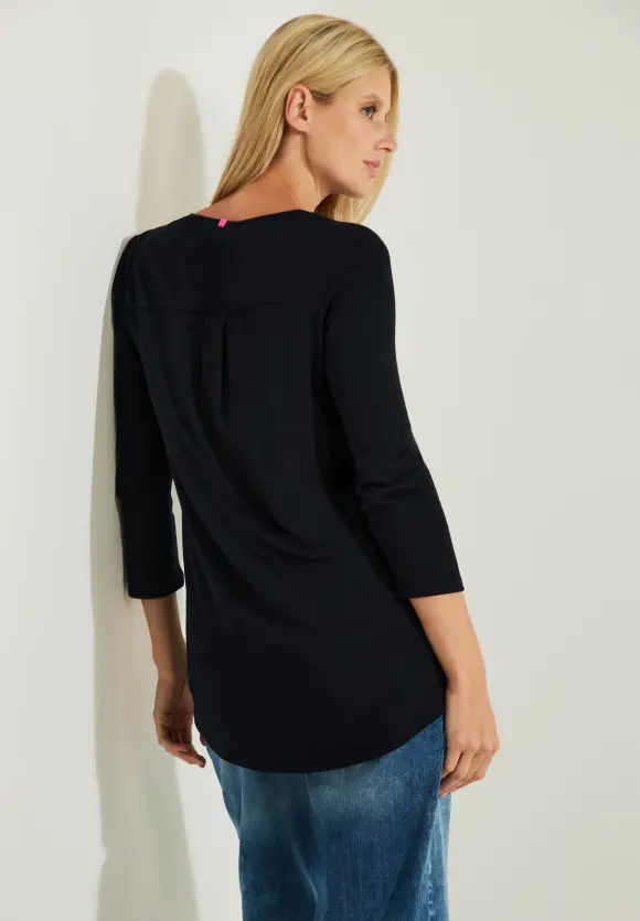 CECIL Langes Shirt in Unifarbe