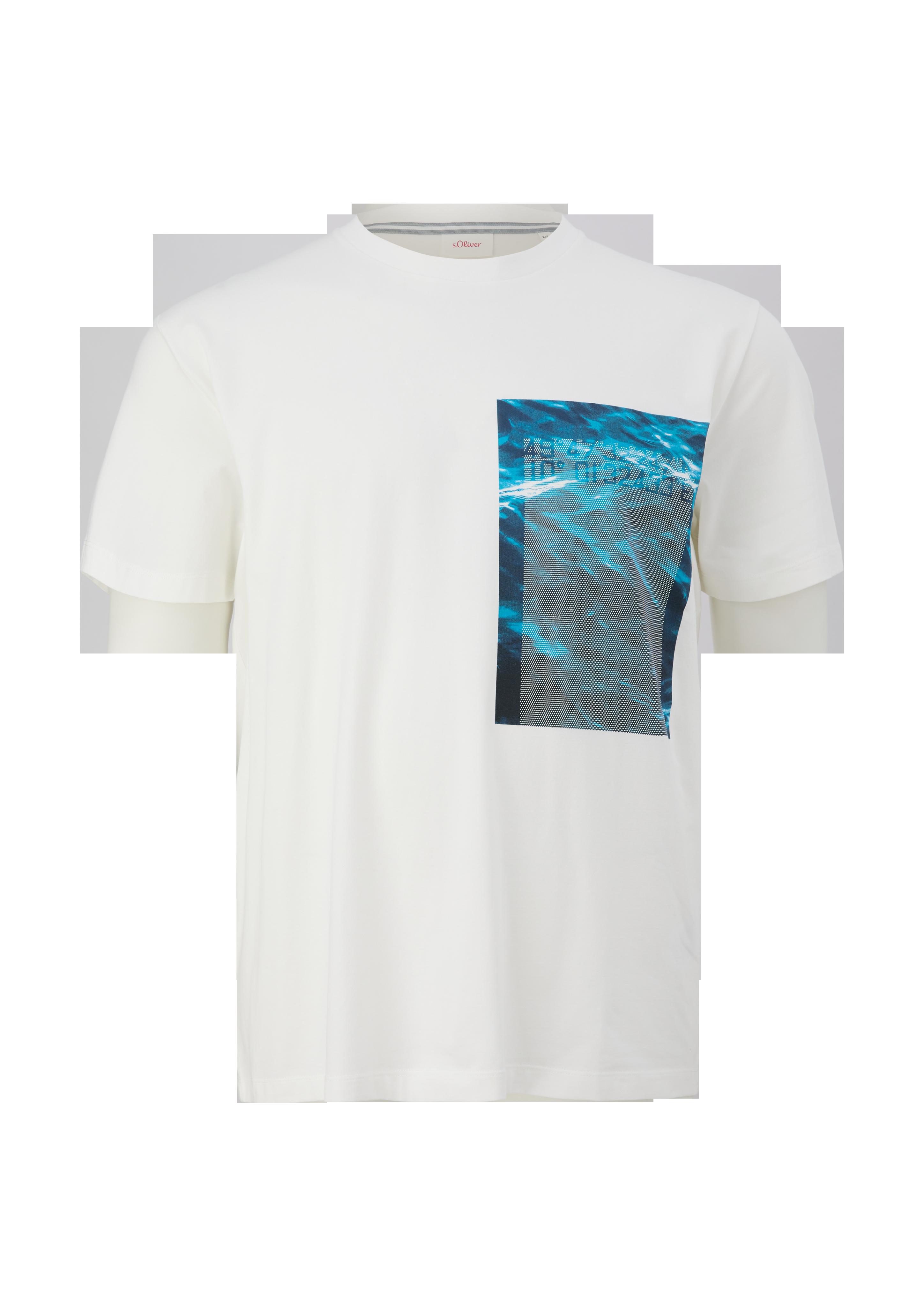 T-Shirt aus Baumwollstretch  2139648-01D1