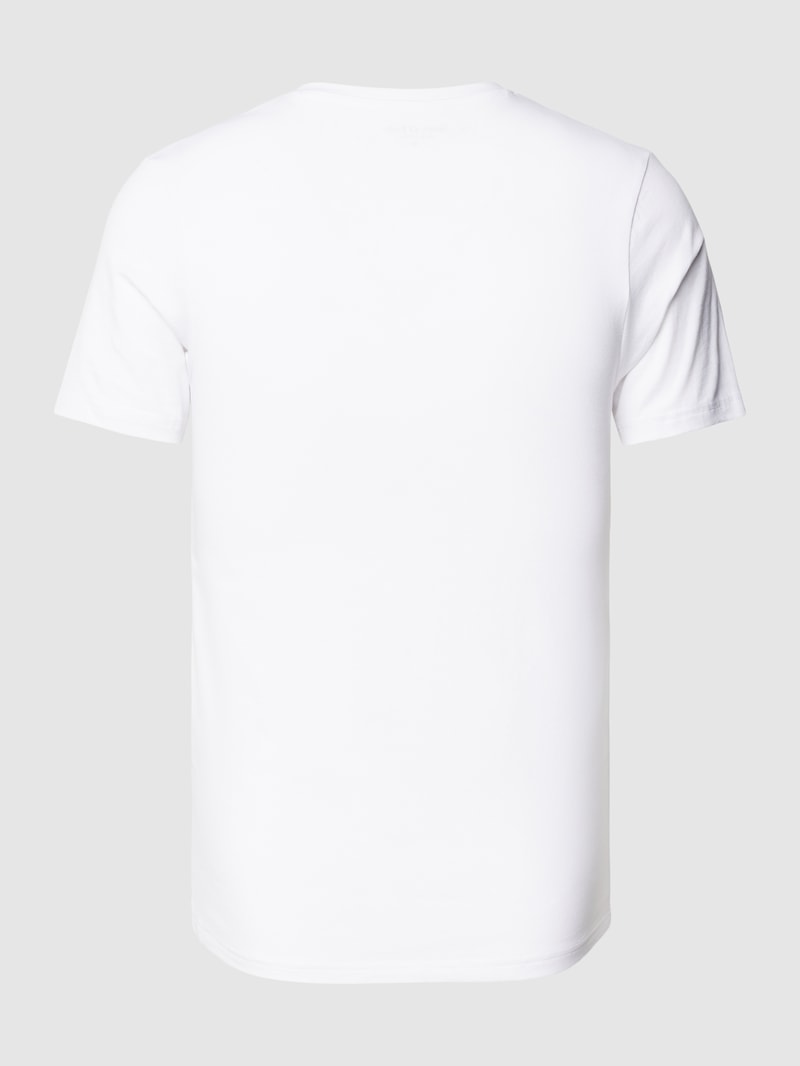 T-Shirt im 3er-Pack Modell 'ESSENTIALS' in weiß