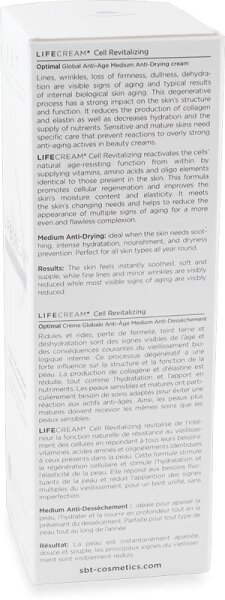 SBT Lifecream Cell Revitalizing Globale Anti-Aging Creme | Medium Gesichtscreme