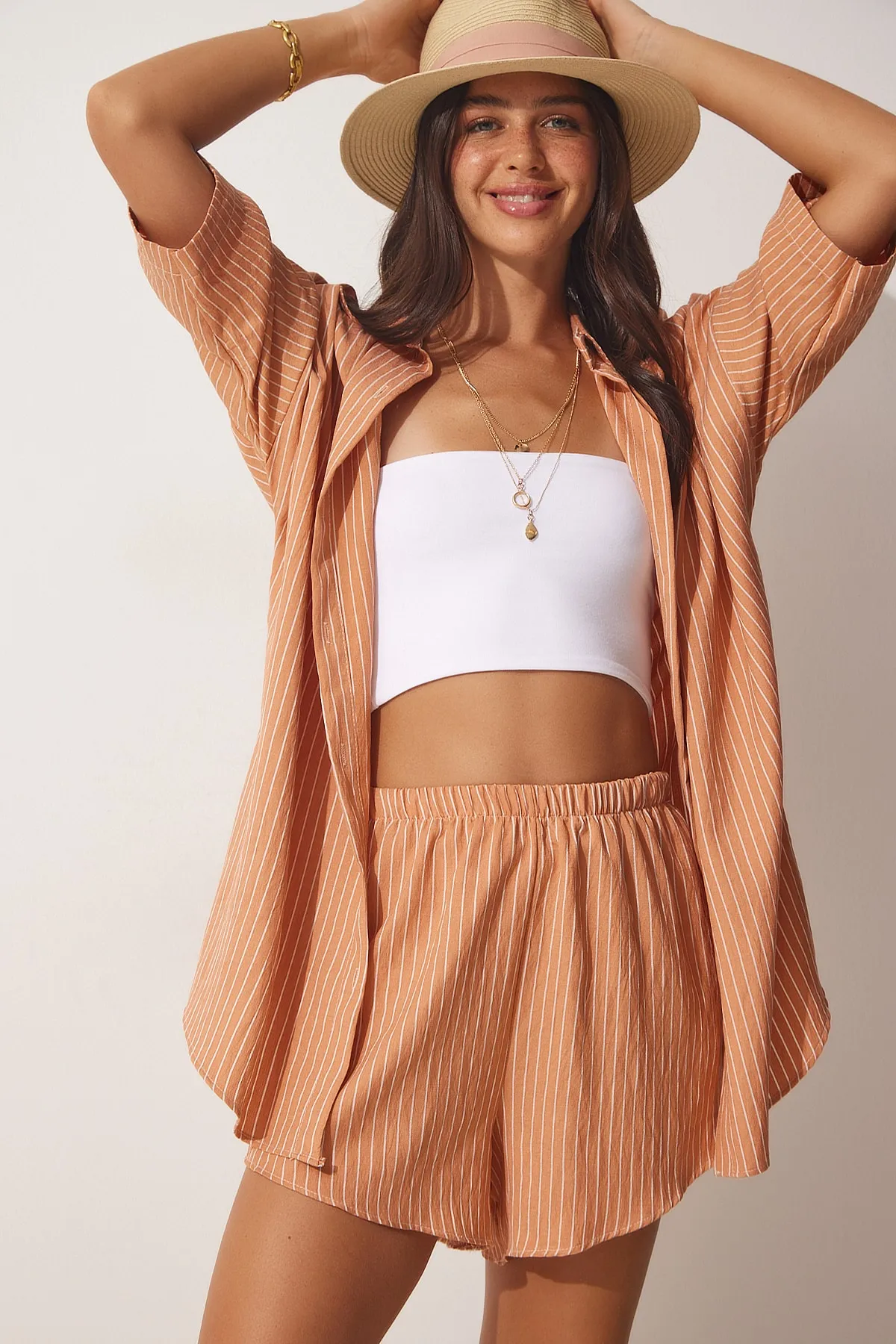 Happiness İstanbul  Zweiteiler - Rosa - Regular Fit