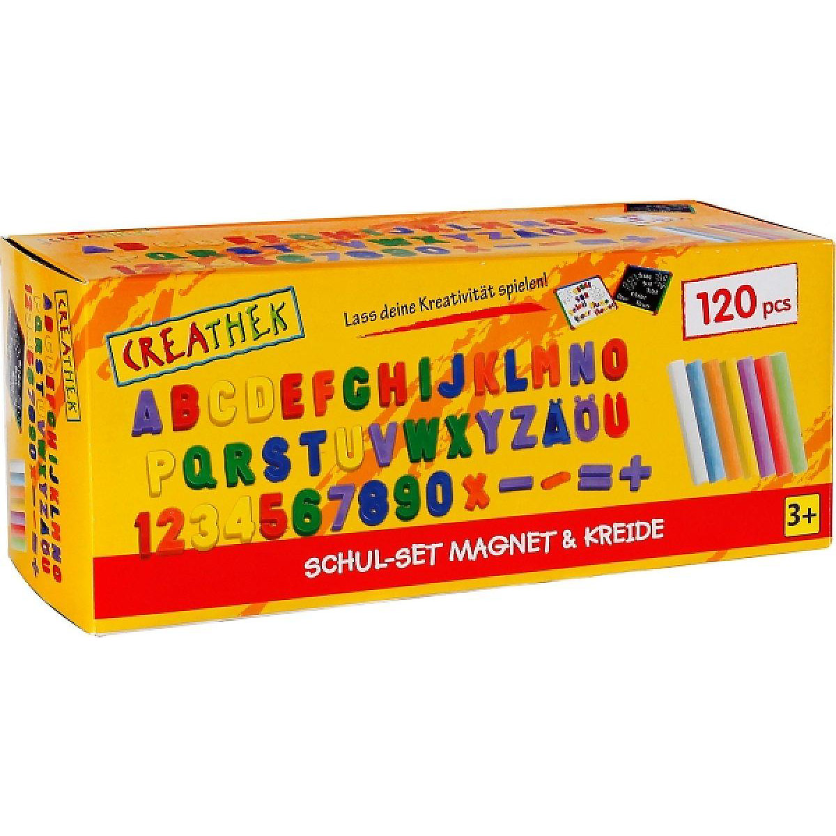 Creathek Creative Fun Schulset mit Magneten + Kreide