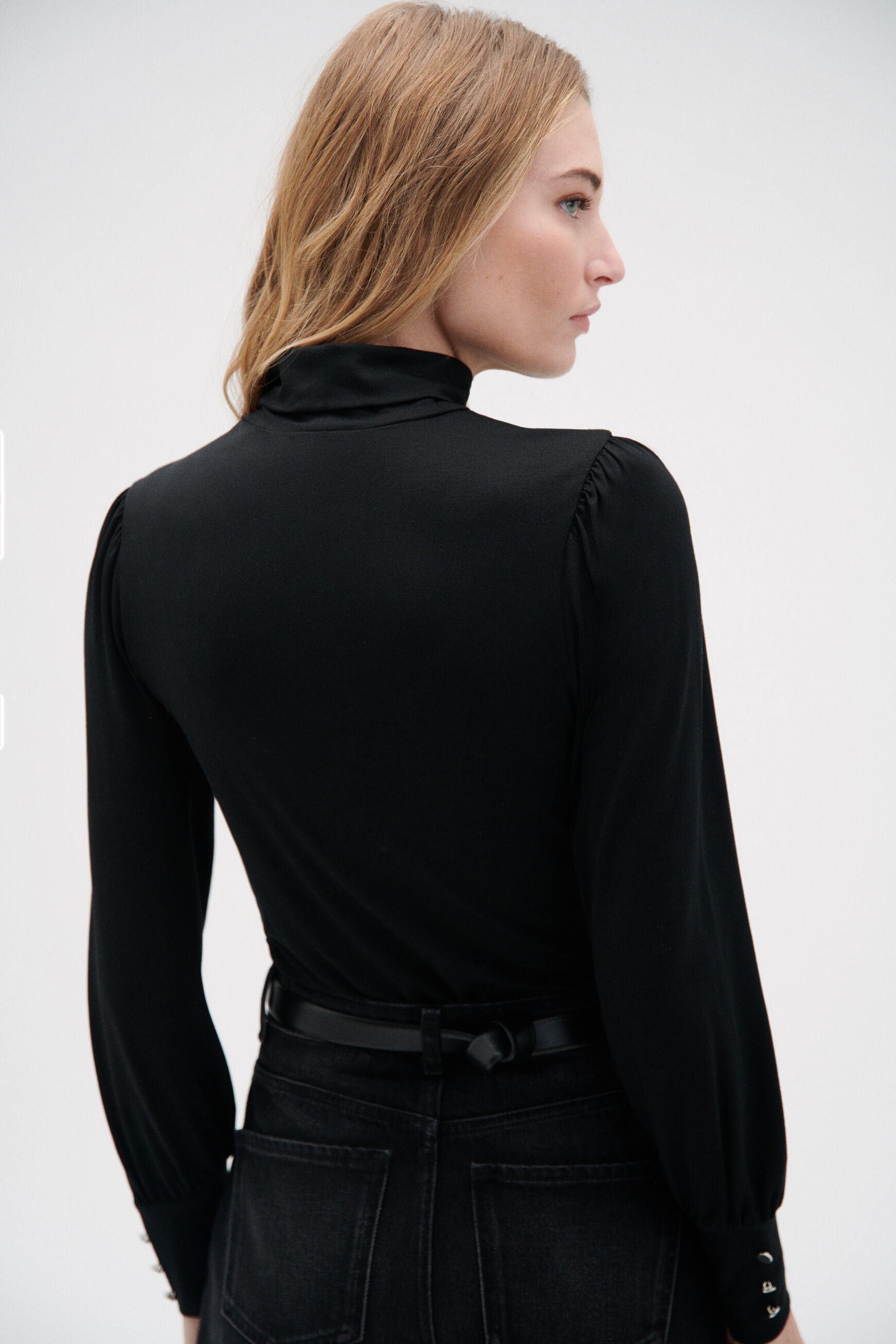 t-shirt lina noir femme