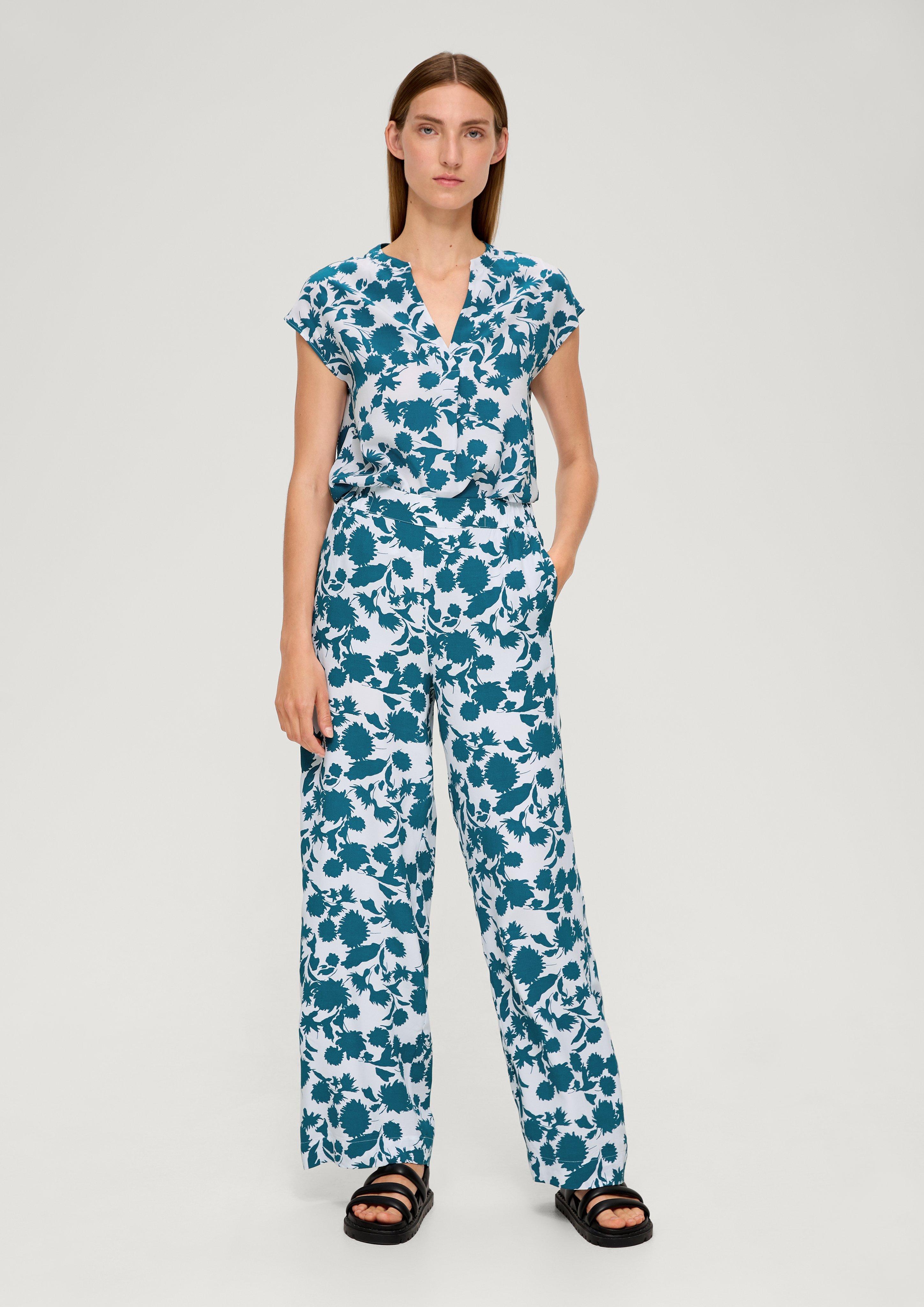 Viskosebluse mit Crêpestruktur  2132292-67A2