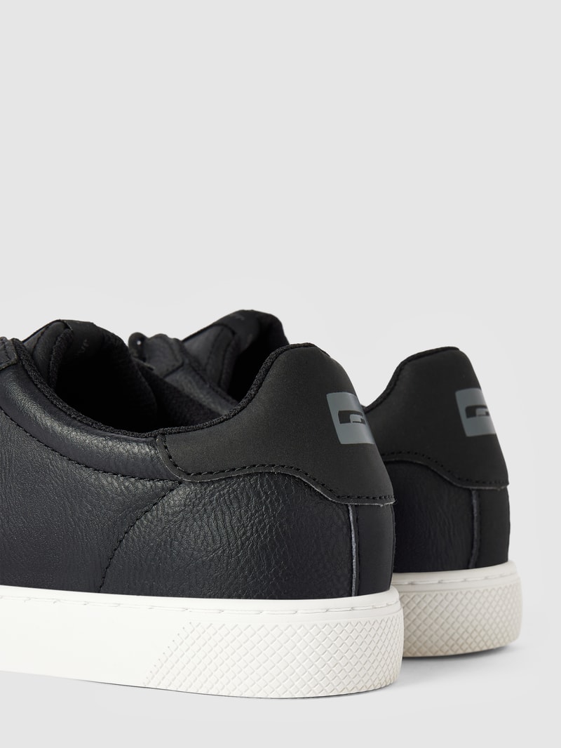 Sneaker mit Label-Details Modell 'TRENT' in mittelgrau
