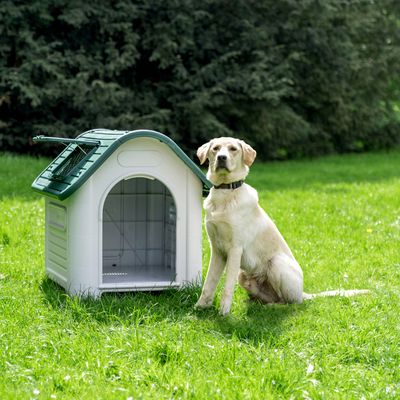 HAFENBANDE Kunststoffhundehütte Cottage