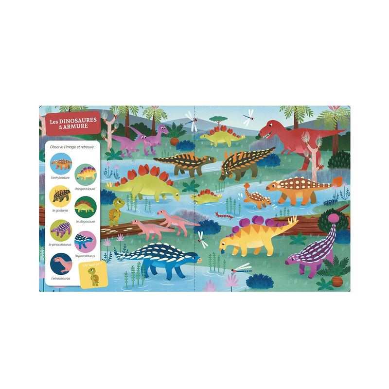Livre Les dinosaures, cherche et trouve - Auzou