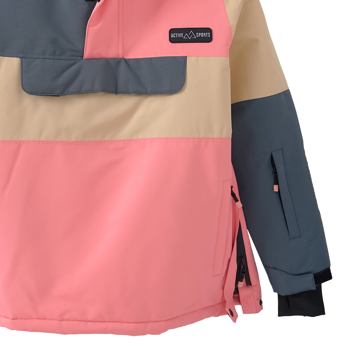 Kinder Schneejacke mit Farbteilern