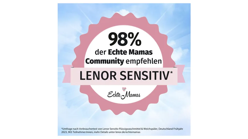 Lenor flüssiges sensitiv Waschmittel 1 l