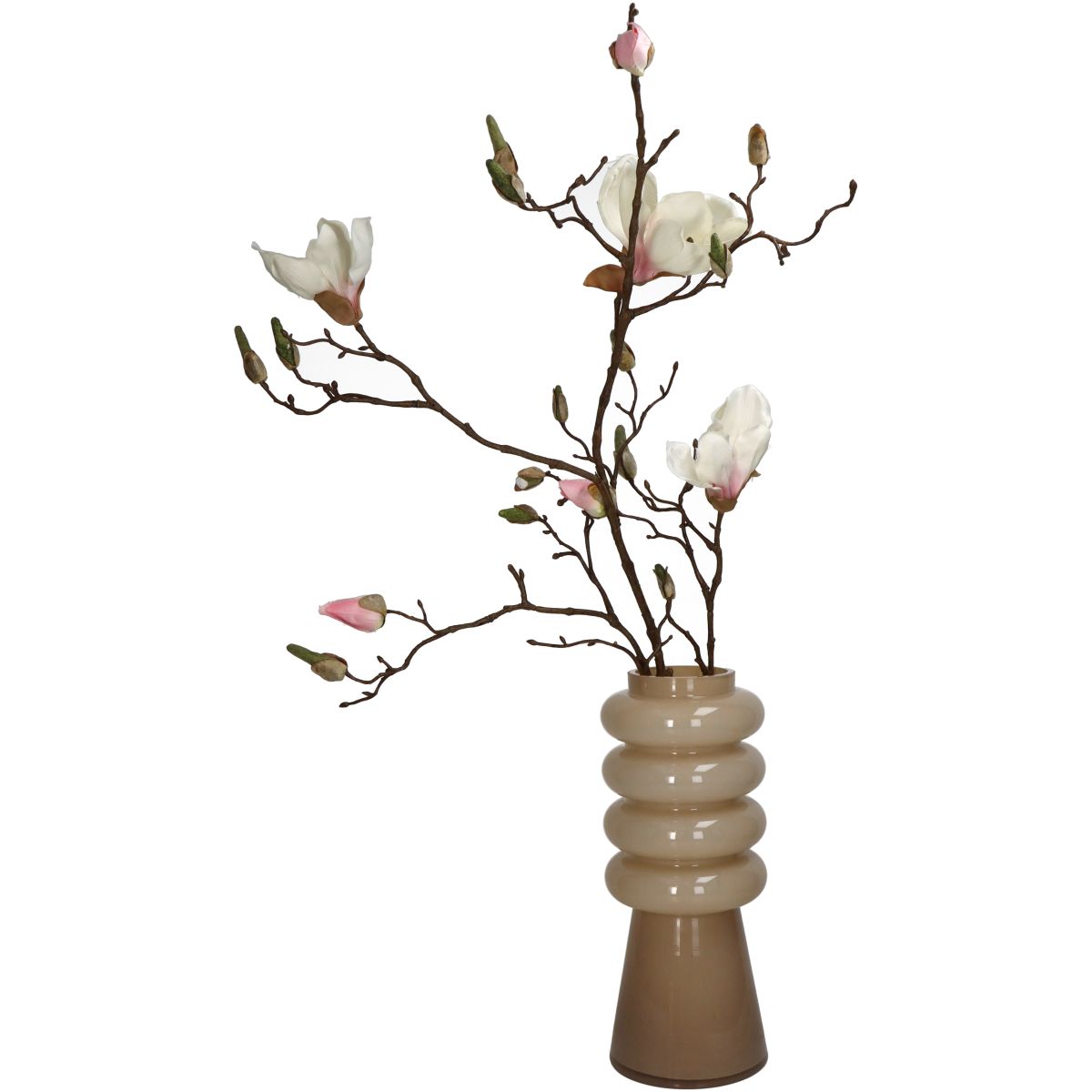 Trendhopper Vase Retro Beige 30 cm Hoch