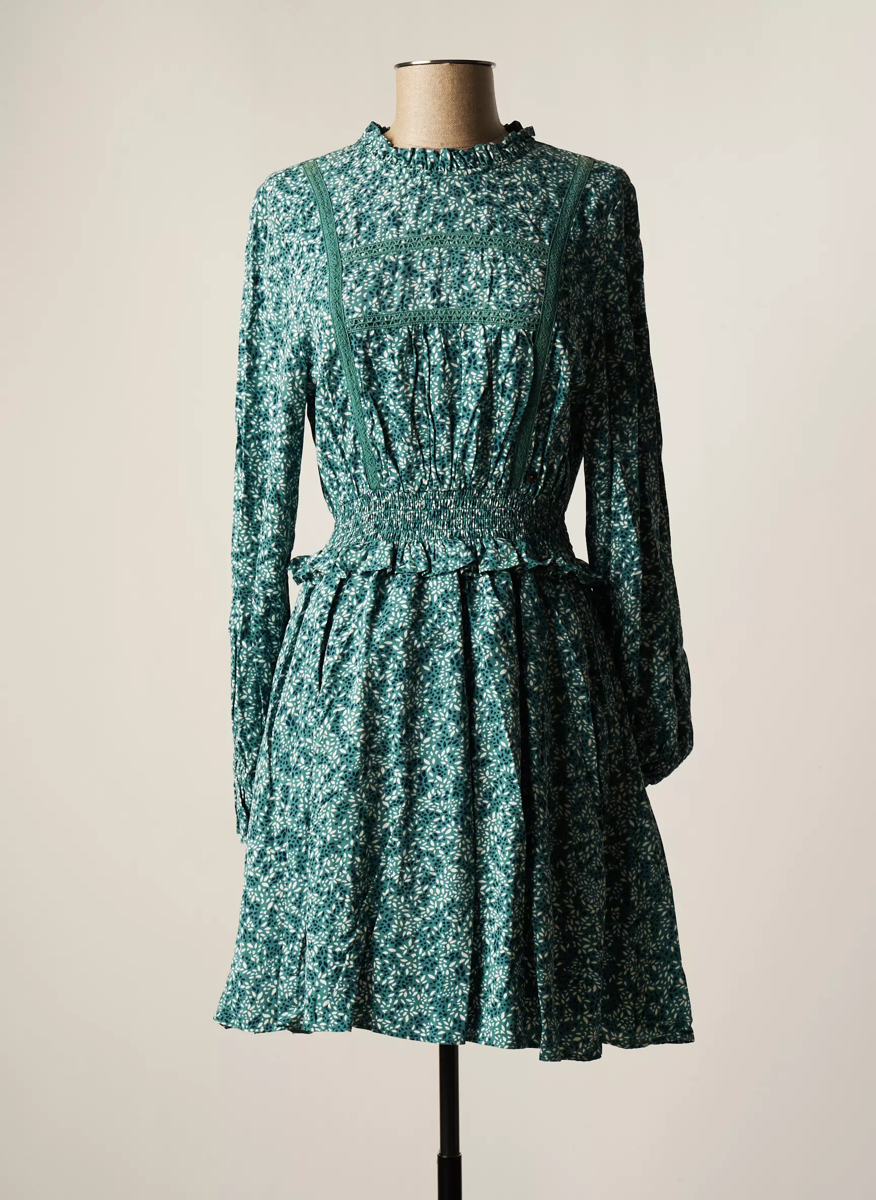 Salsa Robes Mi Longues Femme couleur vert