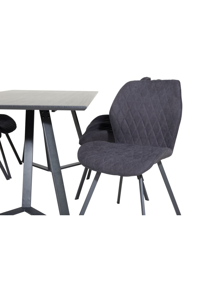ebuy24 Essgruppe Marina 34 (7-teilig) Schwarz 90 x 180 cm günstig kaufen onesize