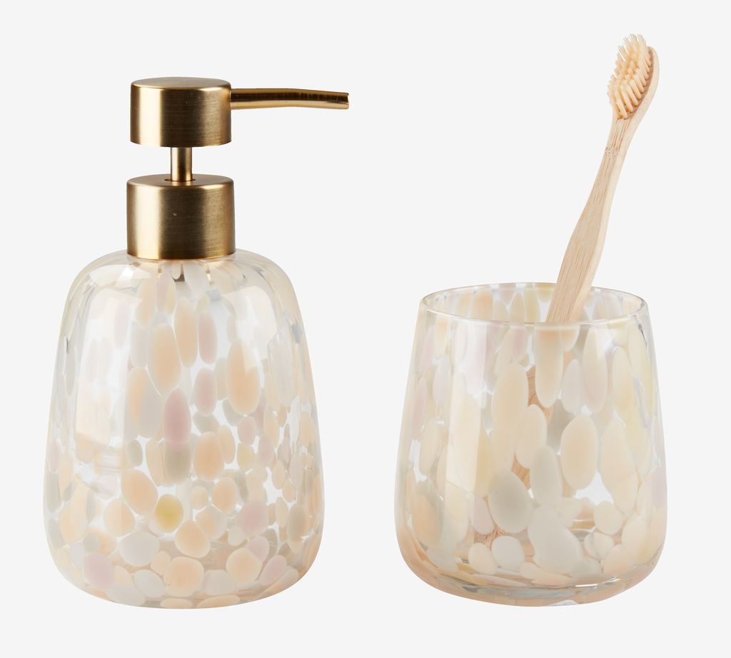 Distributeur de savon en verre fait main EDSBRO
