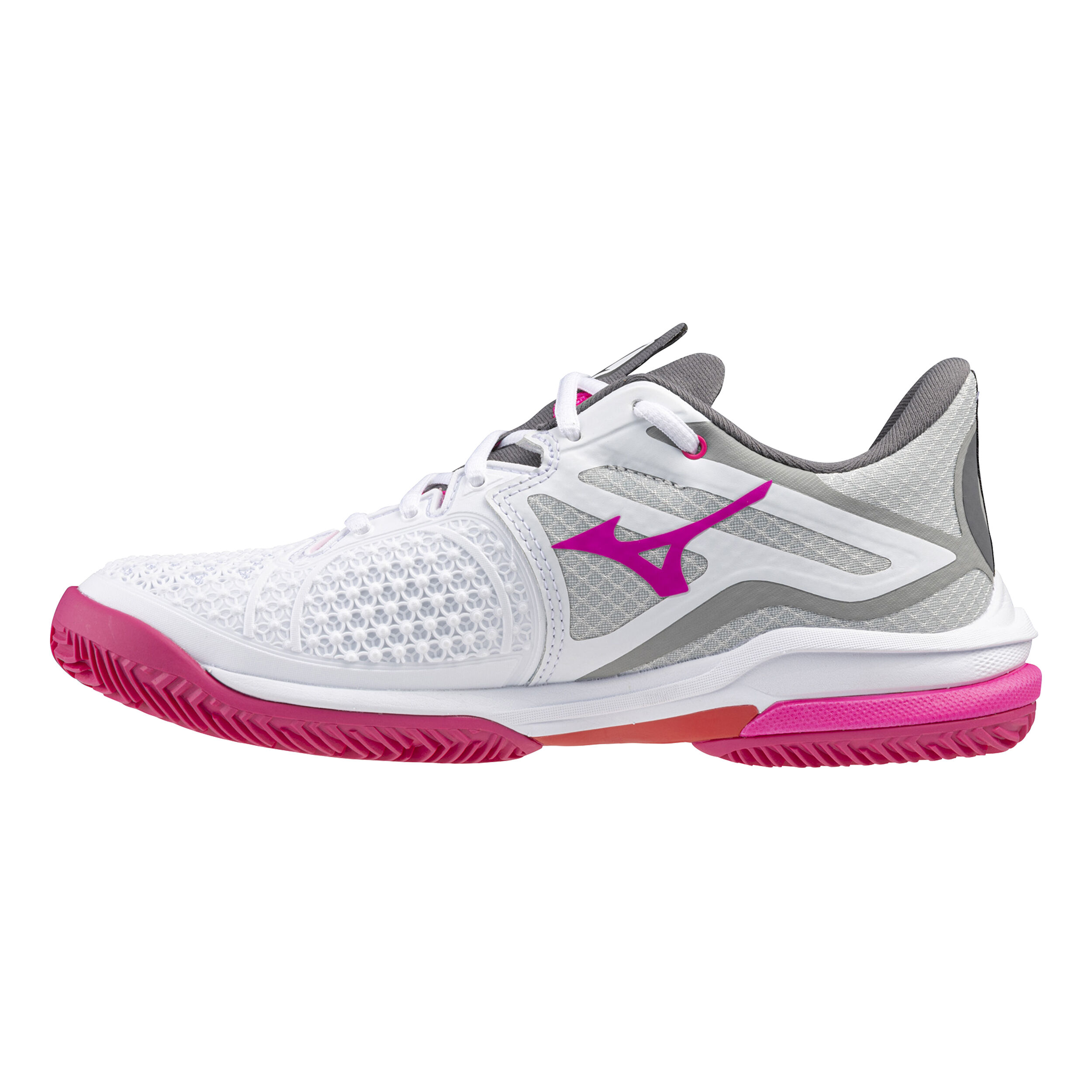 Wave Exceed Tour 6 Sandplatzschuh Damen - Weiß, Grau