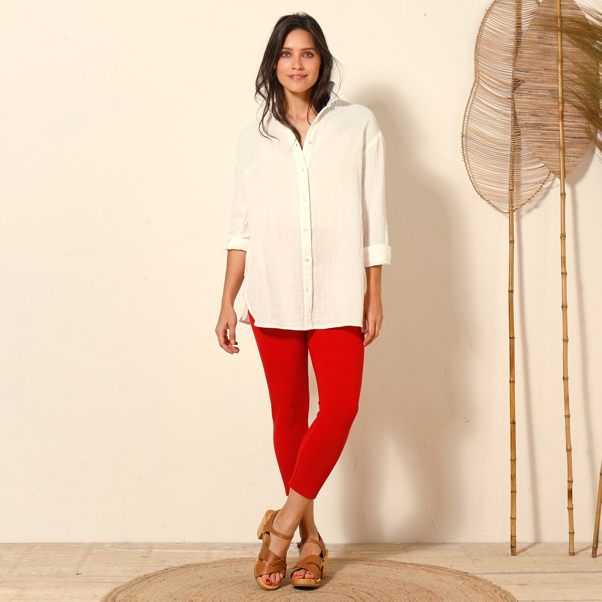 Legging 3/4 uni