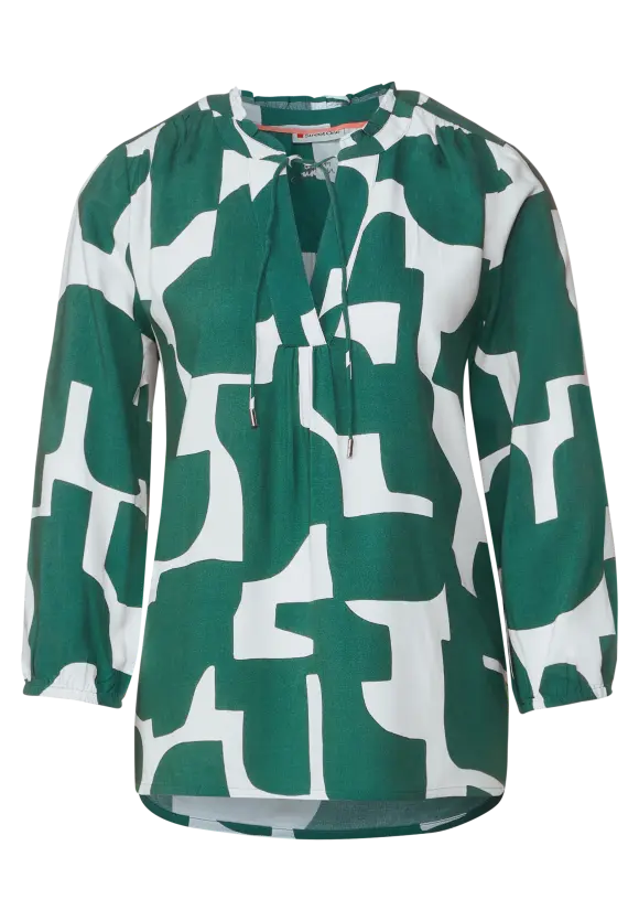Street One Print Bluse mit 3/4 Ärmel