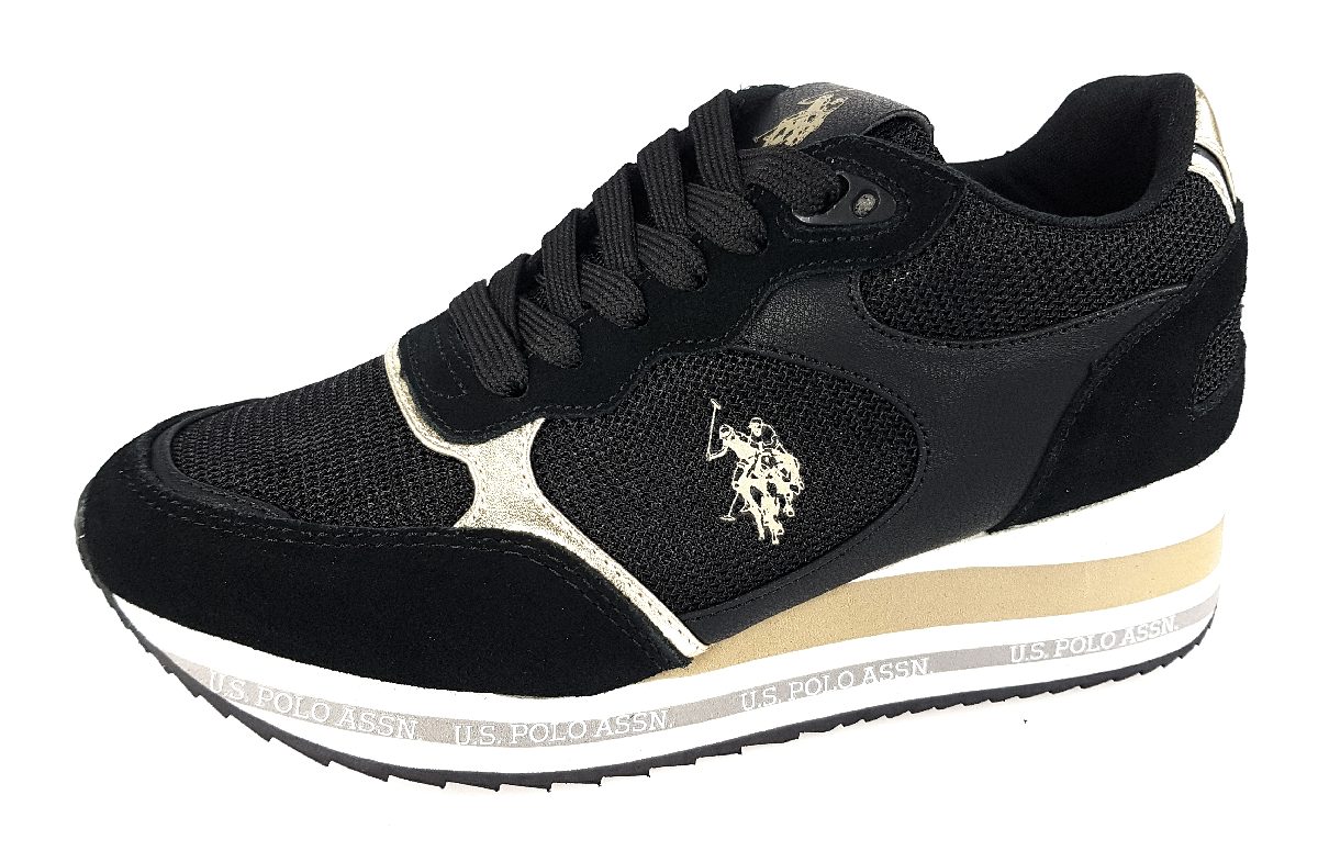 US Polo SYLVI007W/3NS1 Schwarz Black/ Gold